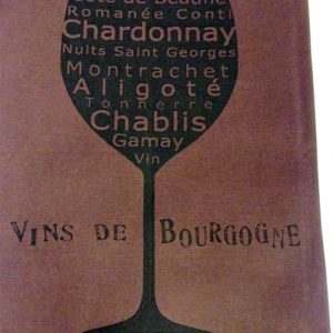 Torchon Savourer Bordeaux Jacquard Tissage Moutet