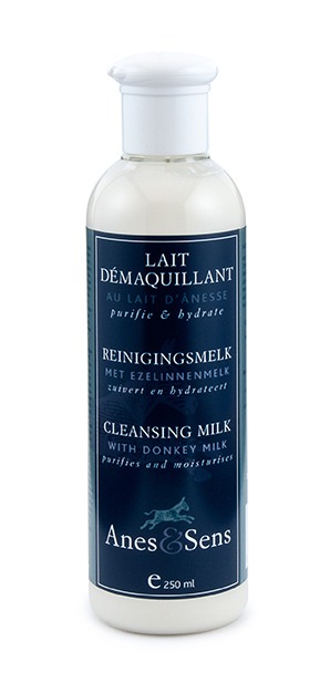 Lait démaquillant au lait d'ânesse