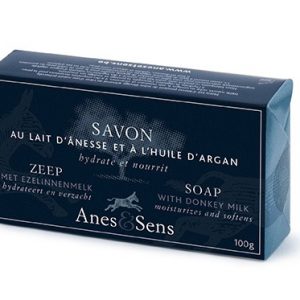 Savon au lait d'ânesse et à l'huile d'Argan Anes et Sens