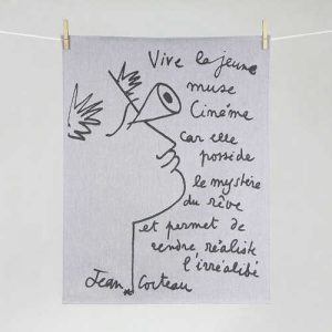 Tissage Moutet - Collection Toiles de Maîtres - Jean Cocteau "Cinéma"
