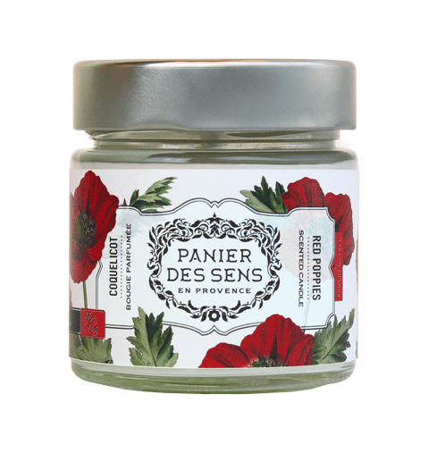 bougie parfumee coquelicot