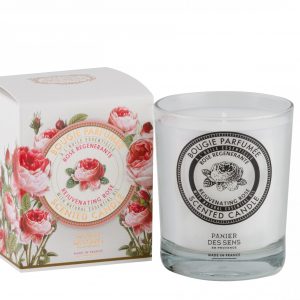 Bougie parfumée 180g Rose - Panier des sens