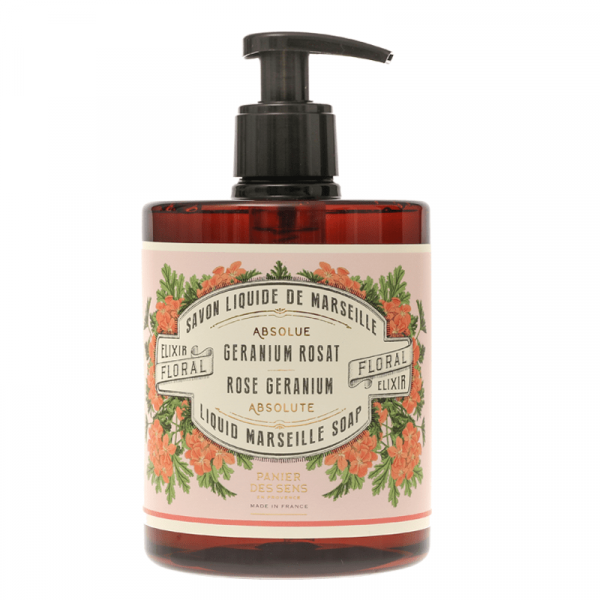 Savon Liquide de Marseille Géranium Rosat - Panier des sens