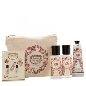 Trousse Voyage Rose Régénérante - Panier des sens