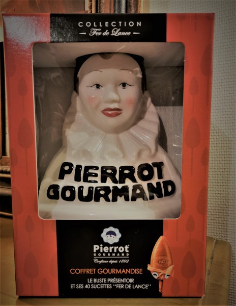 Présentoir buste Pierrot Gourmand