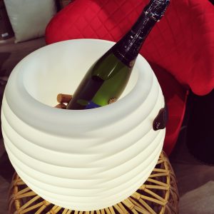 Lampe, seau rafraichisseur et enceinte connectée Bluetooth - Lux 4 by Décodinan