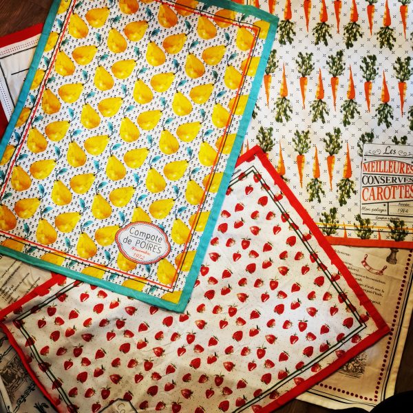 Torchon "Collection" 100% coton en bocal - Comptoir de Famille