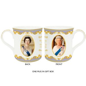 Mug Princess en porcelaine fine "Queen Elisabeth II" 300ml - Royal Heritage