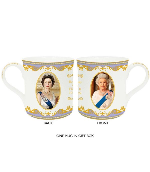 Mug Princess en porcelaine fine "Queen Elisabeth II" 300ml - Royal Heritage