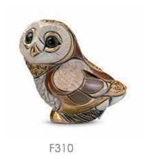 Chouette Or et Platine 07x05x06 cm